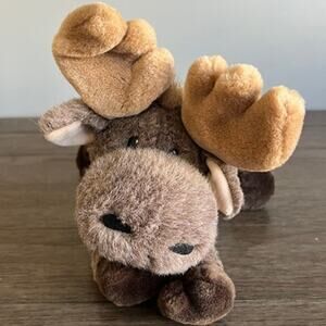 A&A Flopsie Light‎ Brown Moose Plush